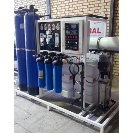 دستگاه تصفیه آب صنعتی 100 متر مکعب ظرفیت 100000 لیتر در شبانه روز
